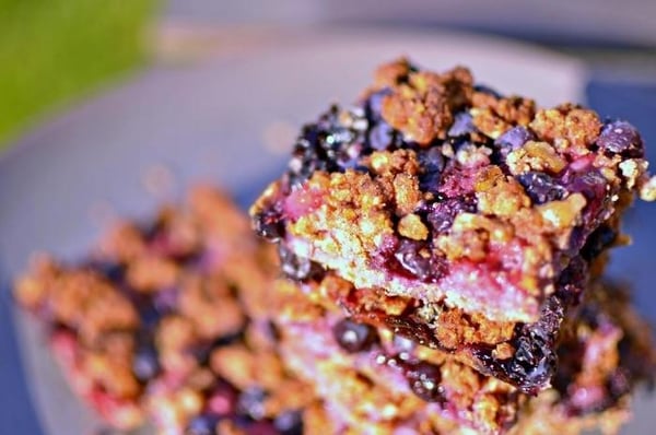 Oatmeal Blueberry Superfood Power Breakfast Bars