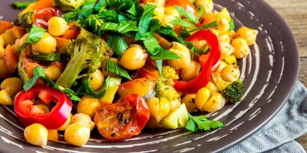 How To Make Super Simple Chickpea Salad