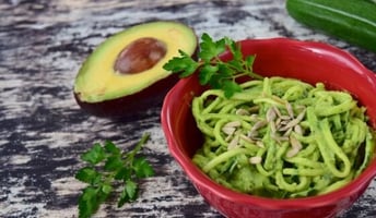 Grilled-Southwest-Zucchini-Zoodles-with-Cilantro-Pesto