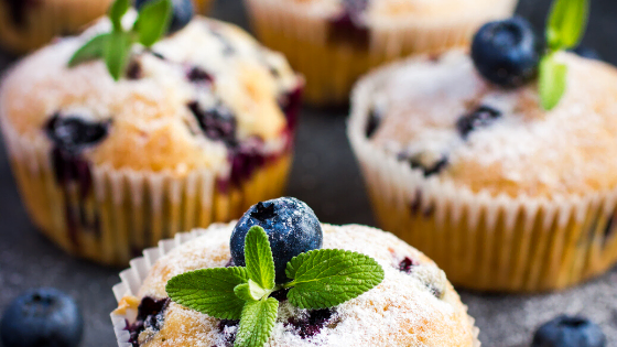 Delicious Vegan Blueberry Lemon Muffins